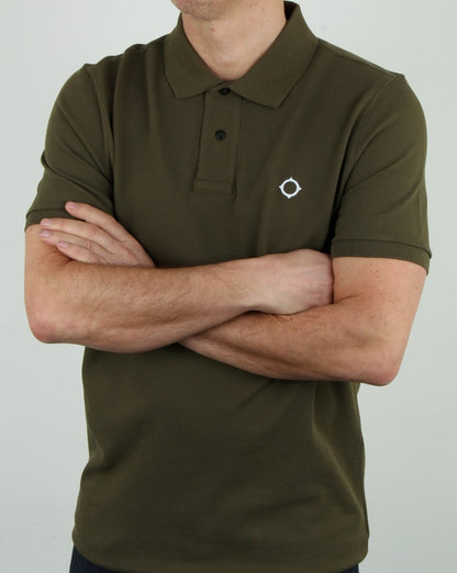 Ma.strum Piqué Icon Poloshirt Hellkhaki
