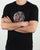 Pretty Green Thornley Paisley Logo T Shirt Black Vintage