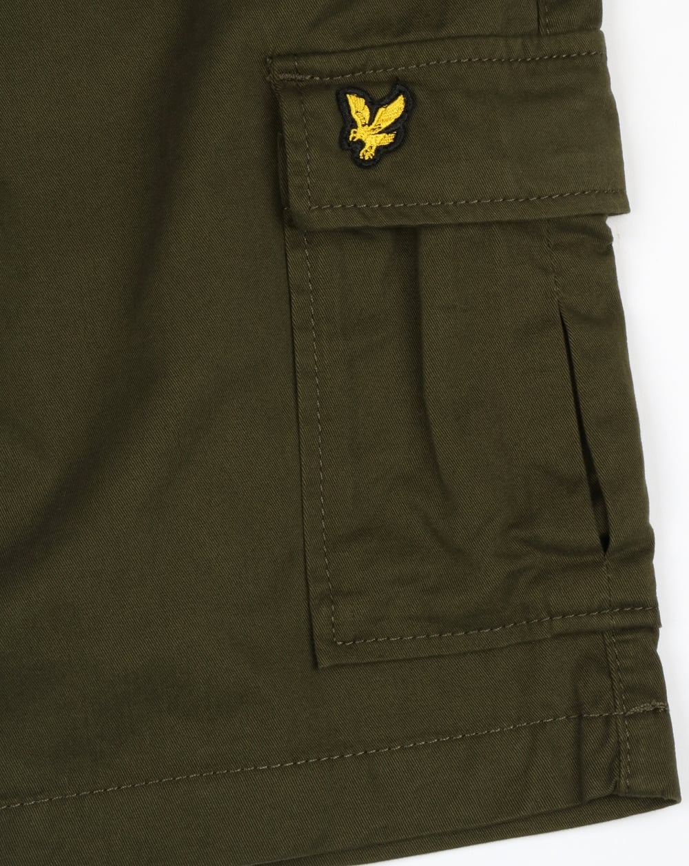 Lyle And Scott – Combat Cargo-Shorts in dunklem Salbeigrün