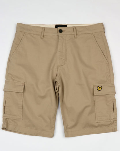 Lyle And Scott Combat Cargo-Shorts in Stein