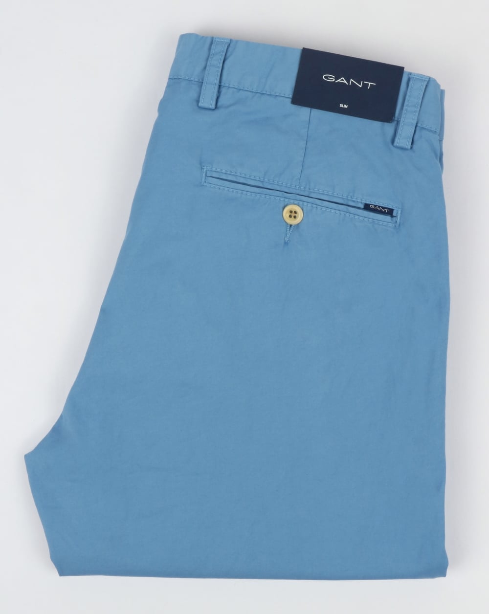Gant Slim Sunbleached Chino Lava Blue