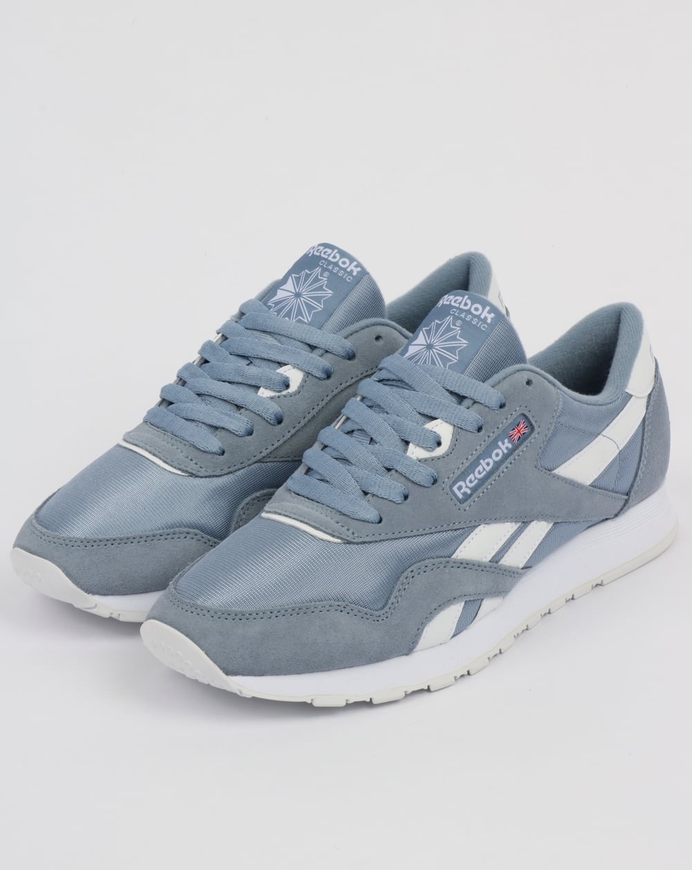 Reebok Classic Nylon Trainers light Blue Grey /White
