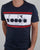 Diadora Spectra T Shirt Blue Denim/white/red Salsa