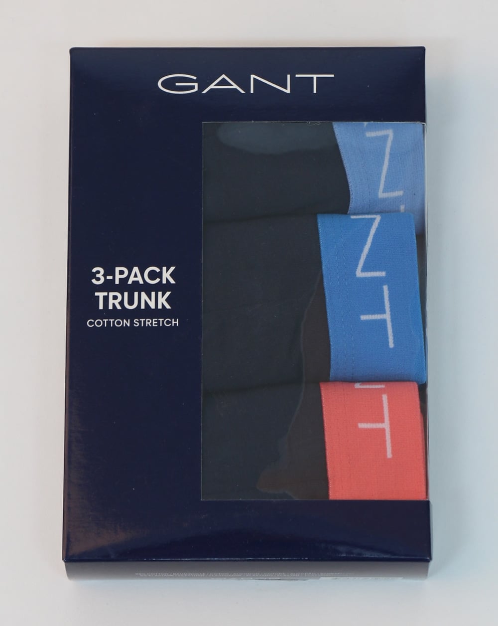 Gant – Baumwoll-Boxershorts im 3er-Pack, Lavablau