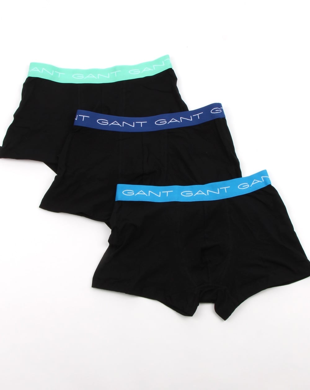 Gant – 3er-Pack Baumwoll-Boxershorts in Schwarz