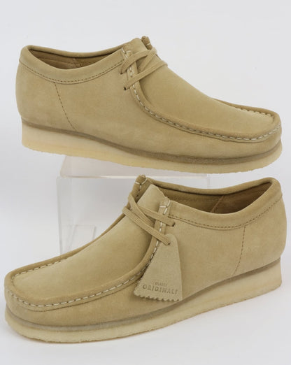Clarks Originals Wallabee Wildlederschuhe Ahorn