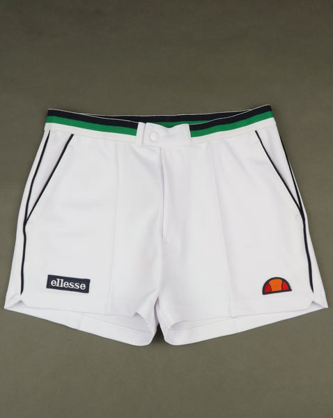 Ellesse Piped Tennis Style Shorts White