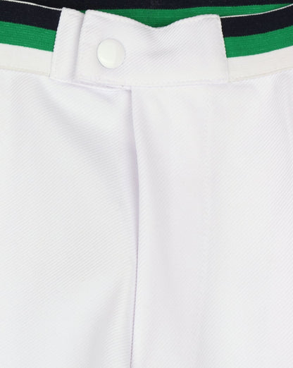 Ellesse – Weiße Shorts im Tennisstil mit Paspelierung