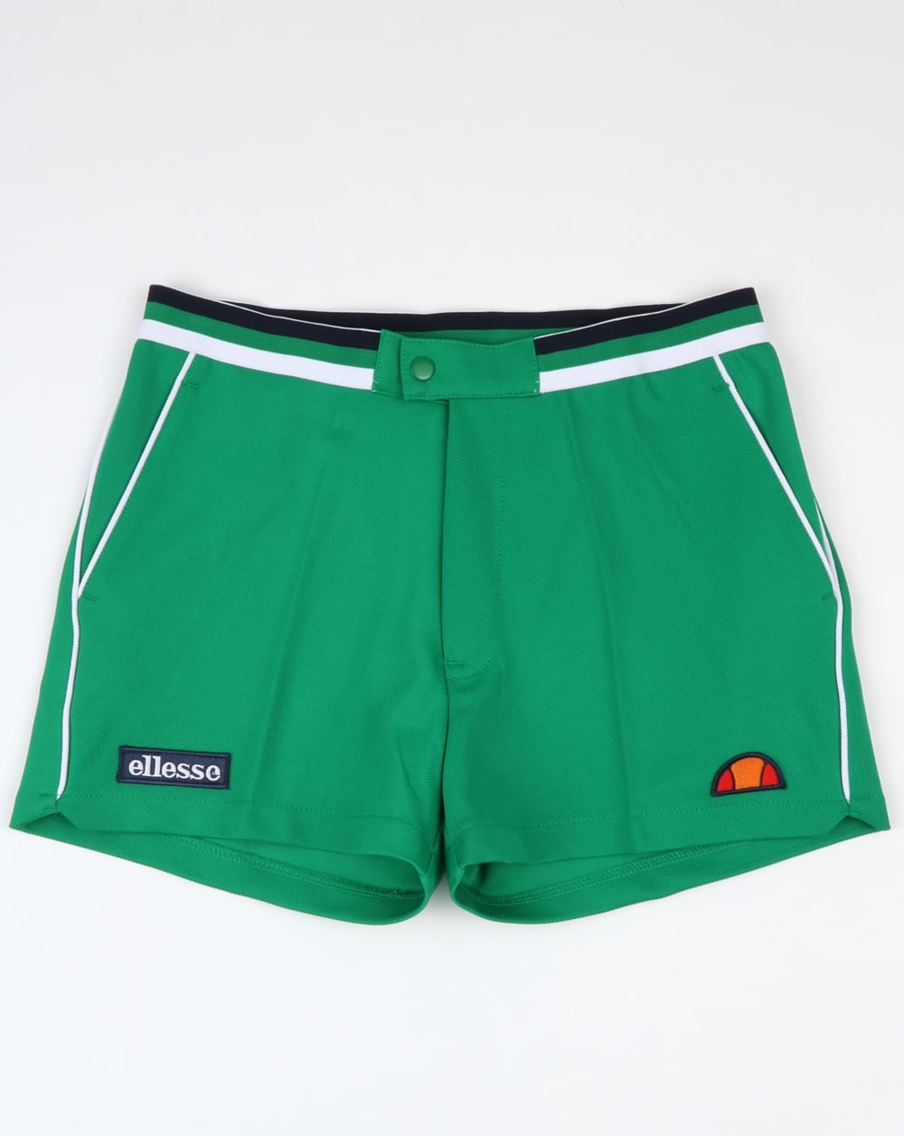 Ellesse Piped Tennis Style Shorts Green