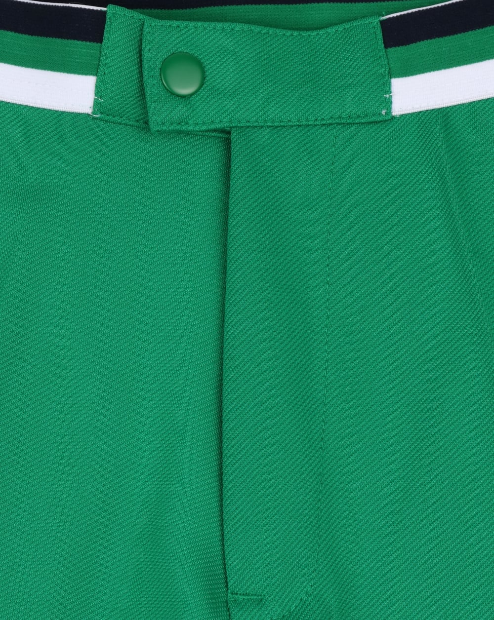 Ellesse – Grüne Shorts im Tennisstil mit Paspelierung