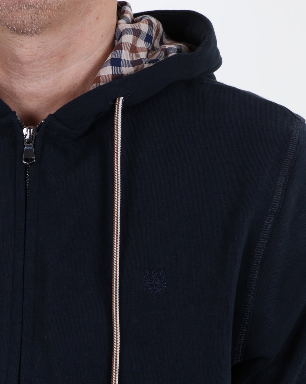 Aquascutum Arlo Sweat Hoodie Marineblau