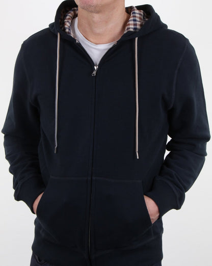 Aquascutum Arlo Sweat Hoodie Marineblau