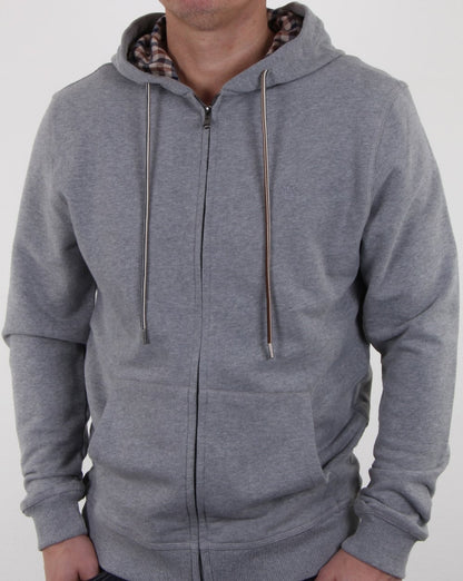 Aquascutum Arlo Sweat Hoodie Grau Melange