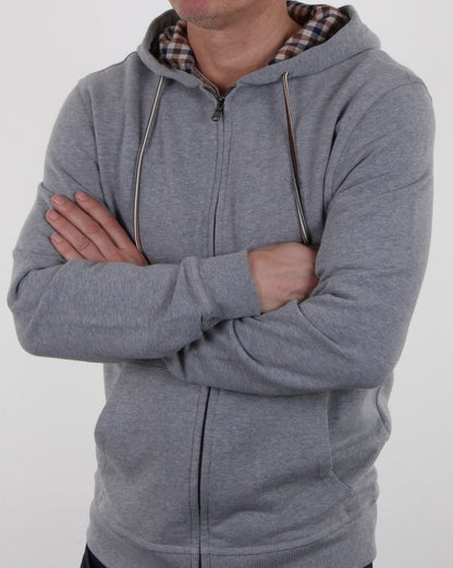 Aquascutum Arlo Sweat Hoodie Grau Melange