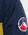Ellesse Quarter Zip Overhead Jacket in Navy/Yellow