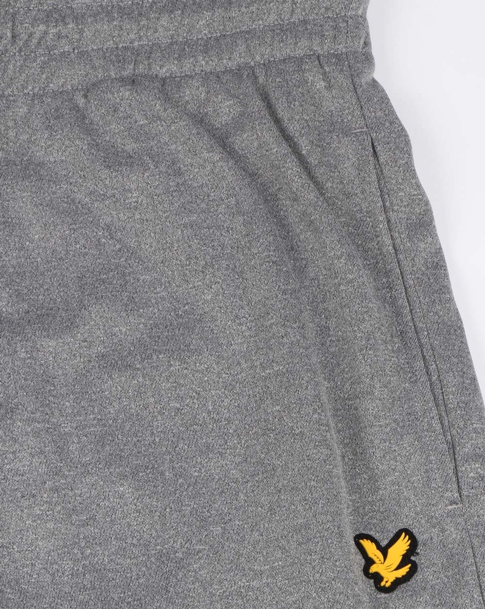 Lyle And Scott Fitness Randall Fleece Shorts Mid Grey Marl
