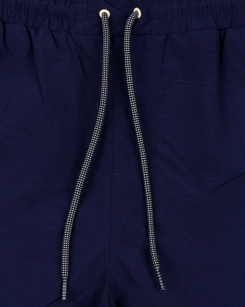 Luke Ragy – Oberschenkellange Badeshorts in Marineblau