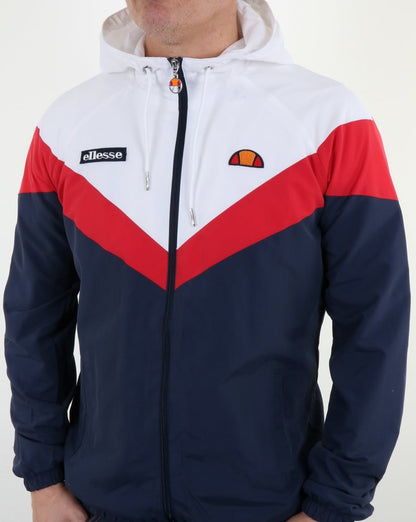 Ellesse Faenza Trainingsjacke Marineblau/Rot/Weiß
