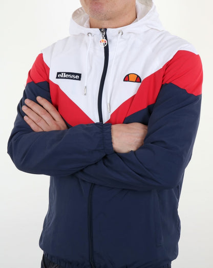 Ellesse Faenza Trainingsjacke Marineblau/Rot/Weiß