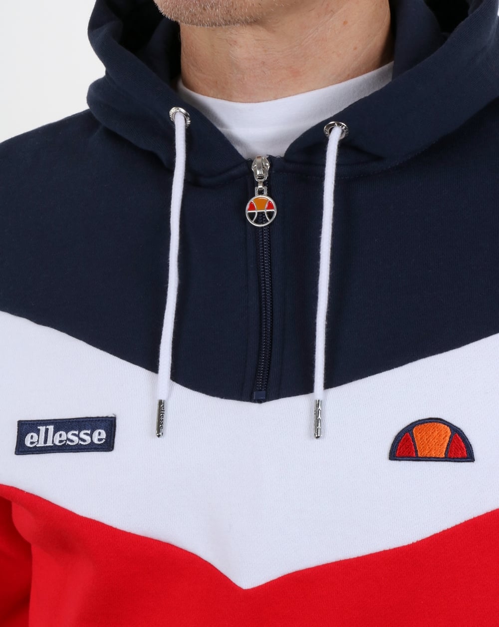 Ellesse Caserta Hoody Rot/Weiß/Marineblau