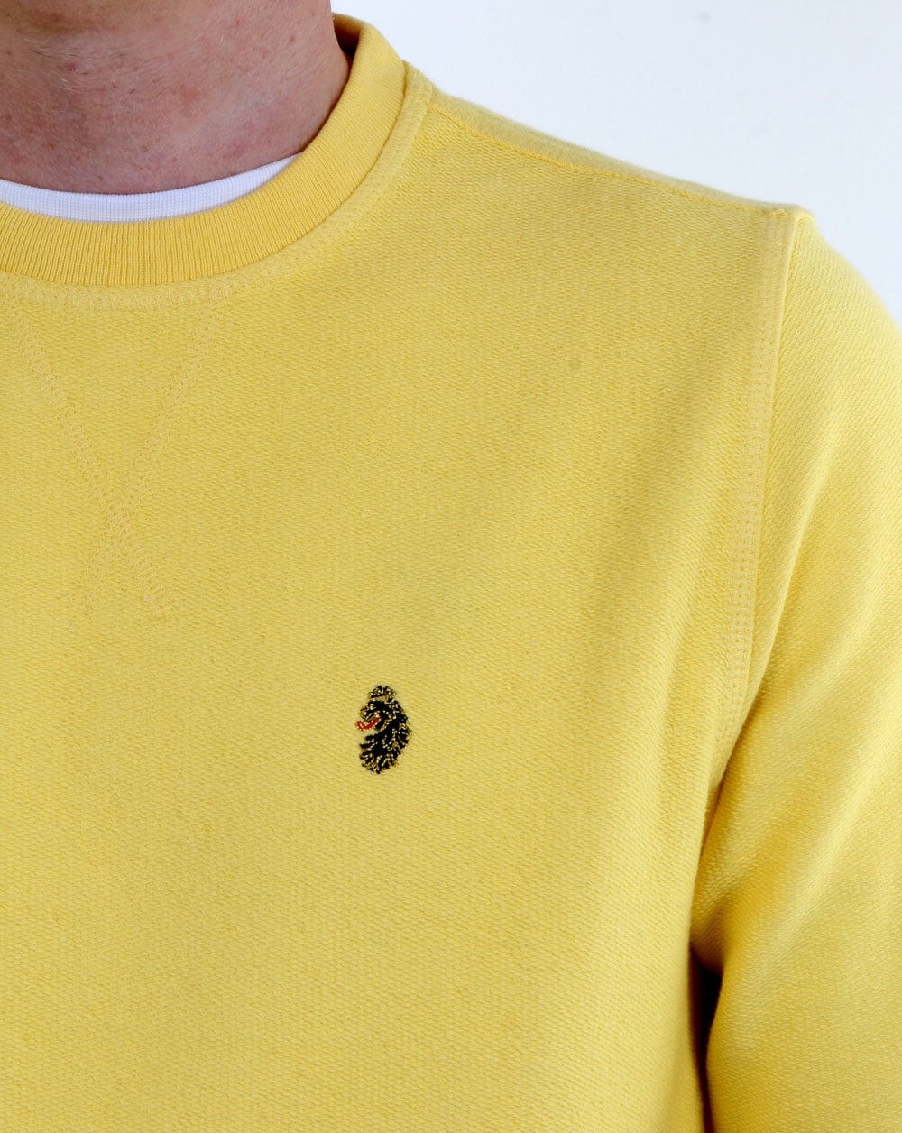 Luke Winner Crew Sweatshirt Zitrone