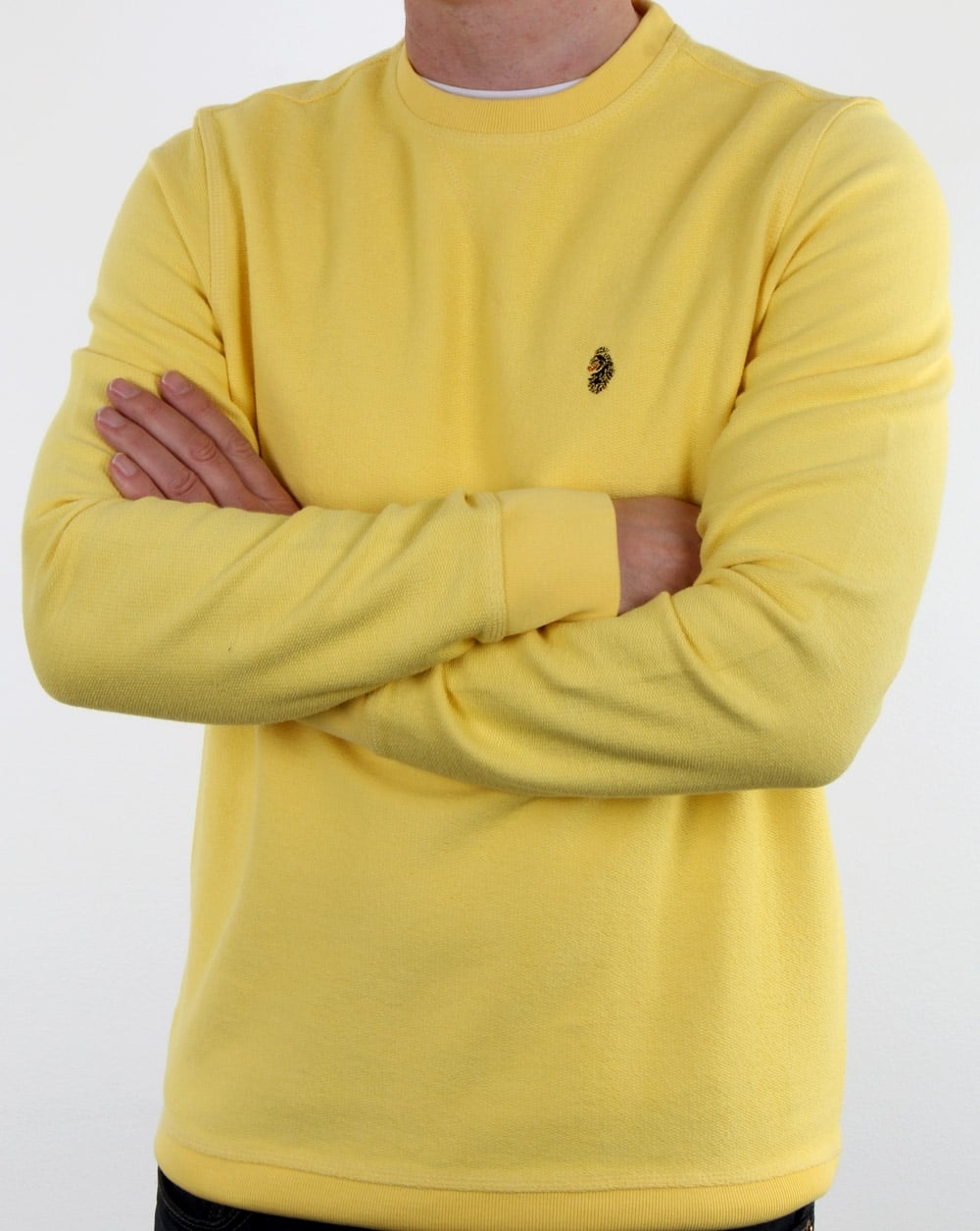 Luke Winner Crew Sweatshirt Zitrone