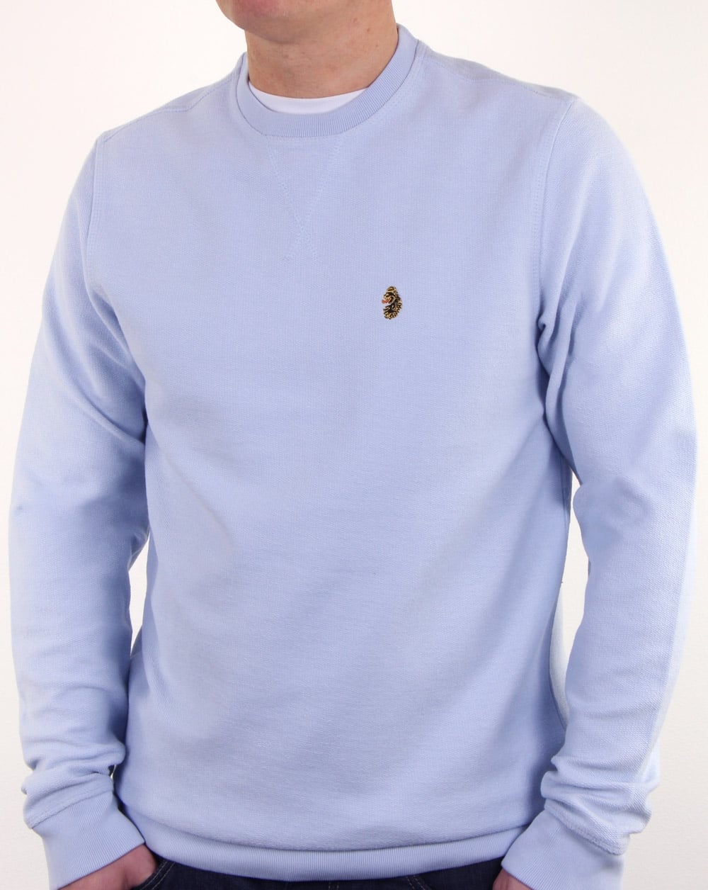 Luke Winner Crew Sweatshirt Himmelblau