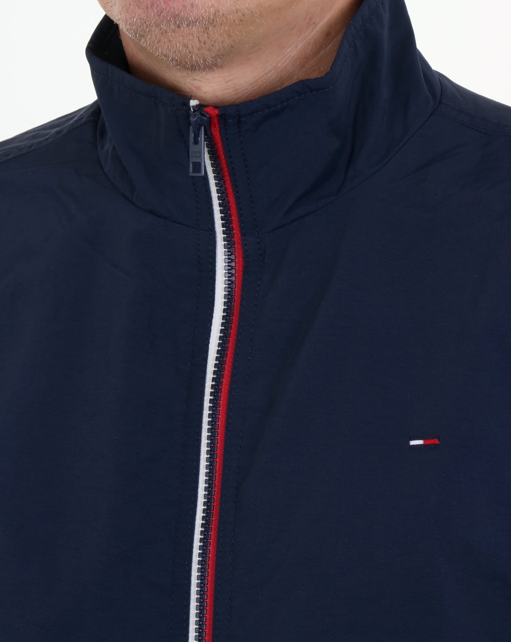 Tommy Hilfiger – Lässige Bomberjacke in Marineblau
