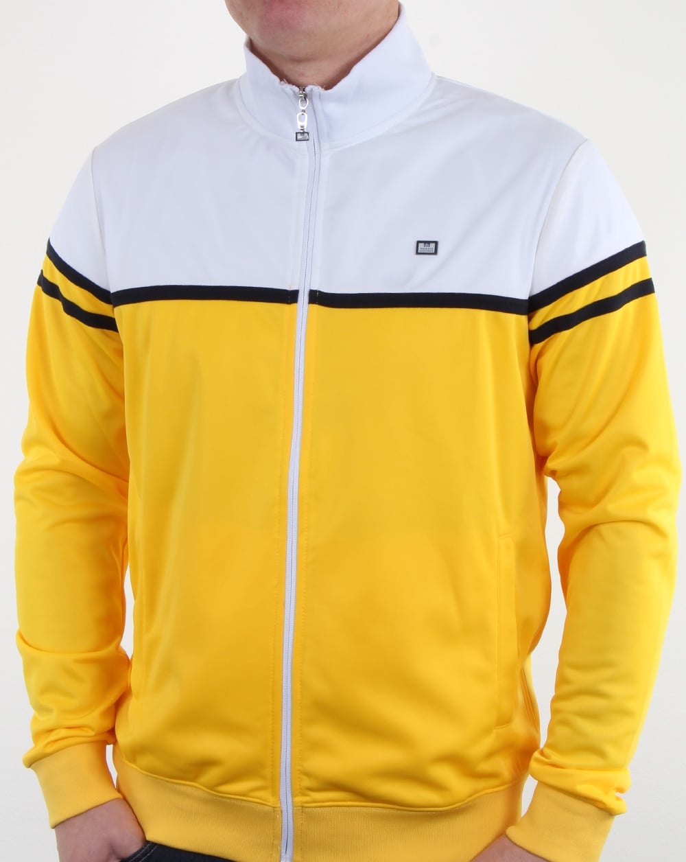Weekend Offender Steinbeck Trainingsjacke Zitrone