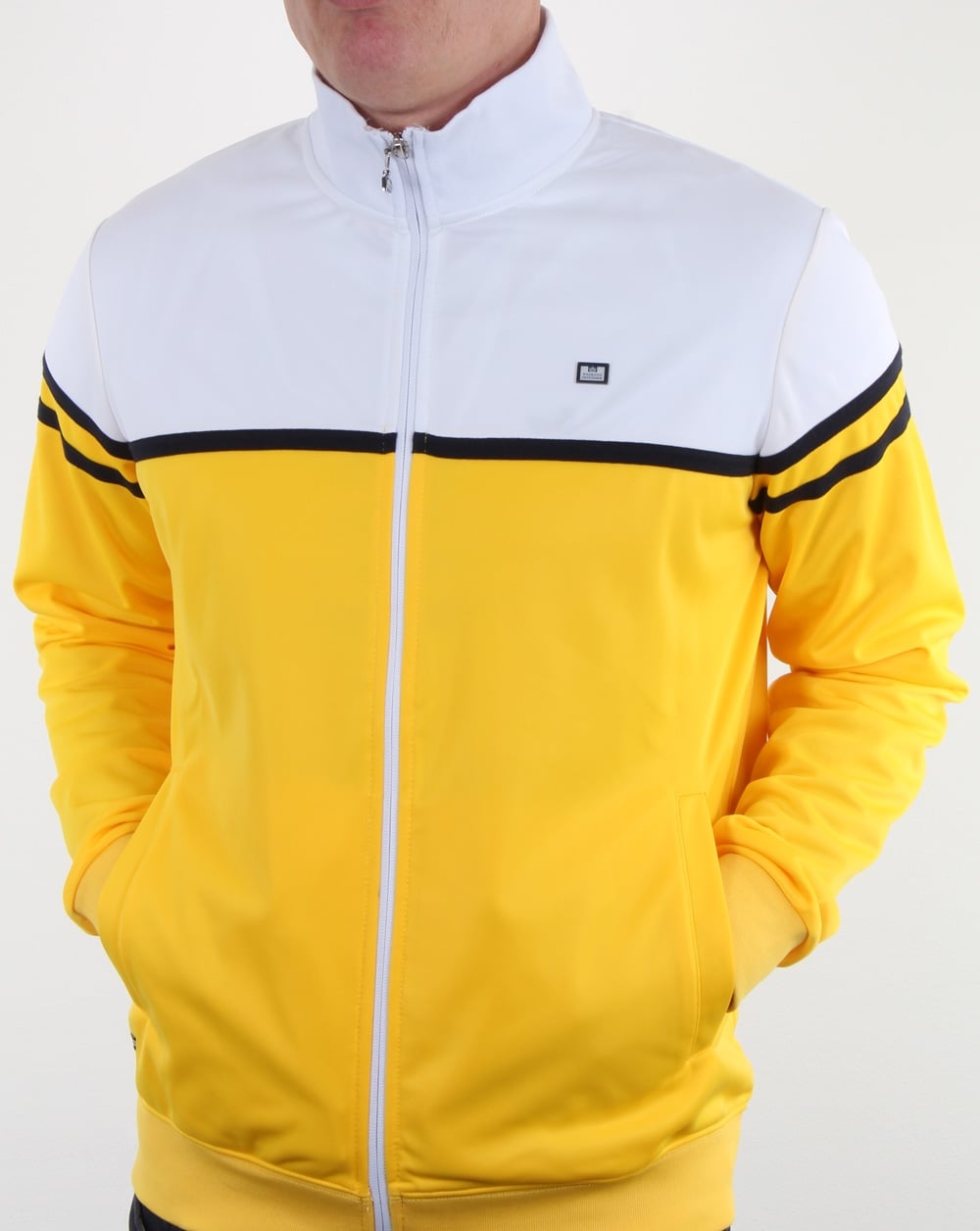 Weekend Offender Steinbeck Trainingsjacke Zitrone