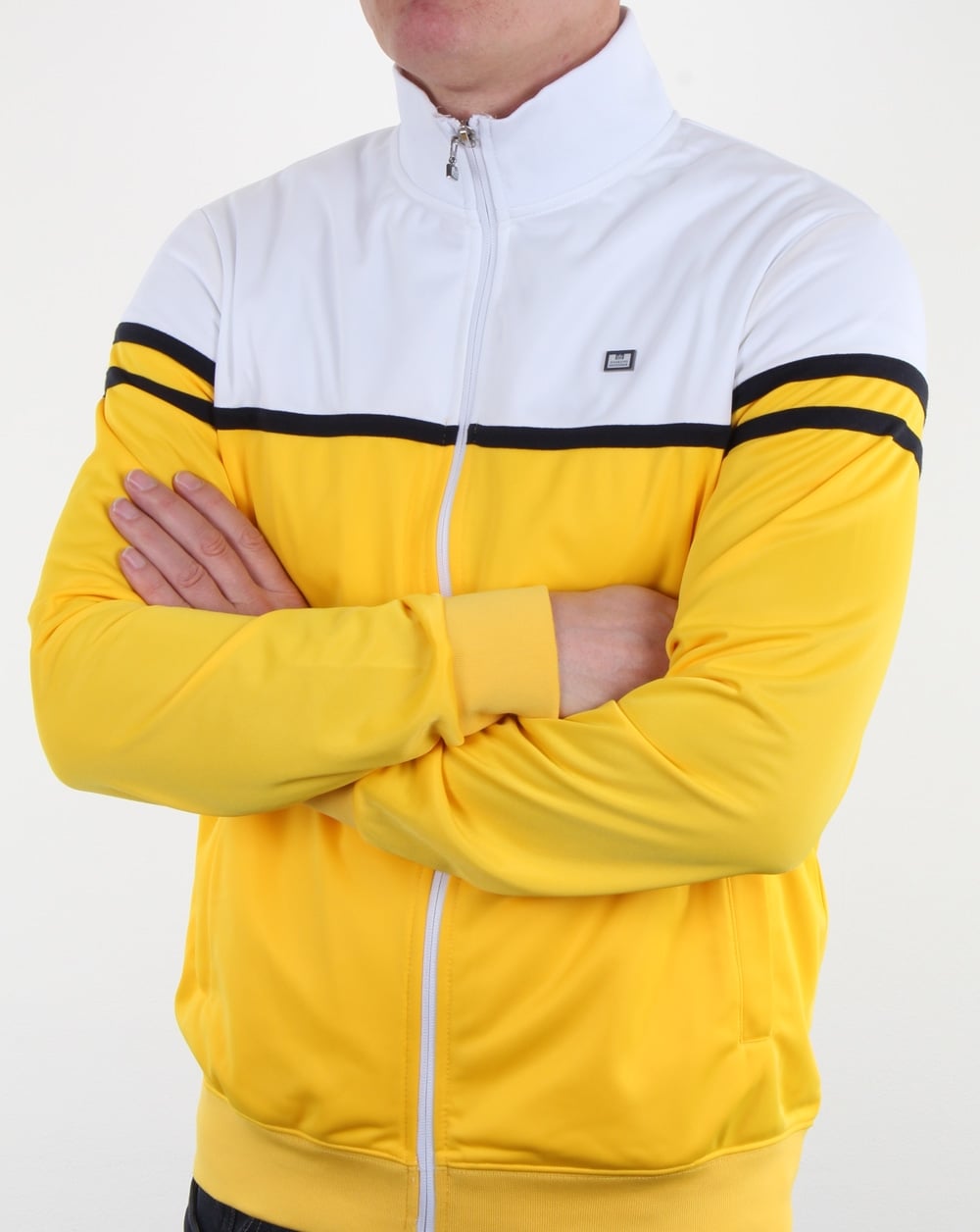 Weekend Offender Steinbeck Trainingsjacke Zitrone