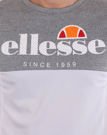 Ellesse Split T-Shirt Graumeliert/Weiß