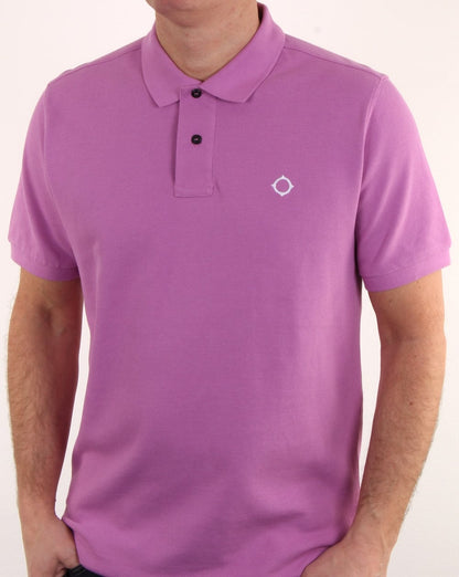 Ma.strum Pique Icon Poloshirt Mauve