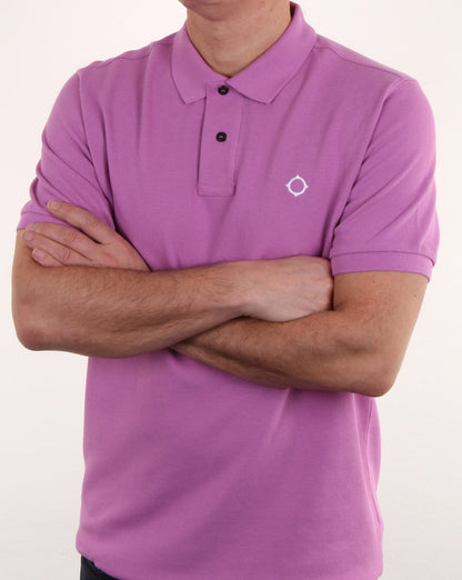 Ma.strum Pique Icon Poloshirt Mauve