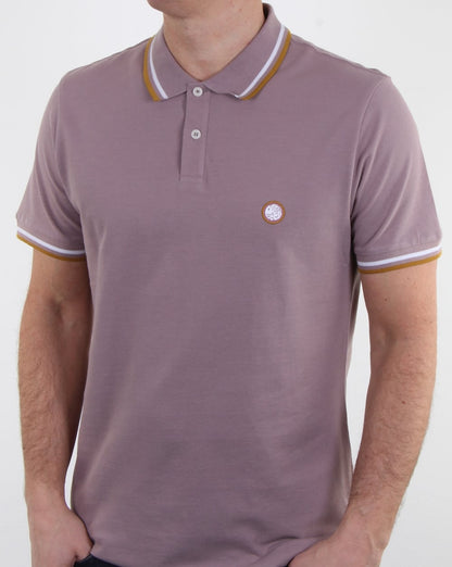 Pretty Green – Bassline Poloshirt in Altrosa