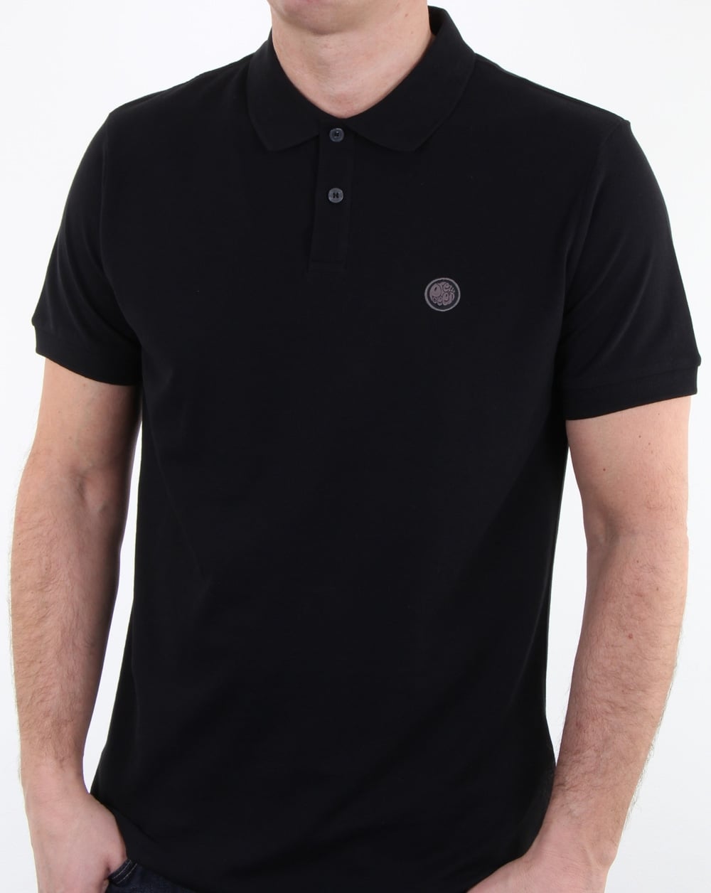 Pretty Green Hartford Poloshirt Schwarz