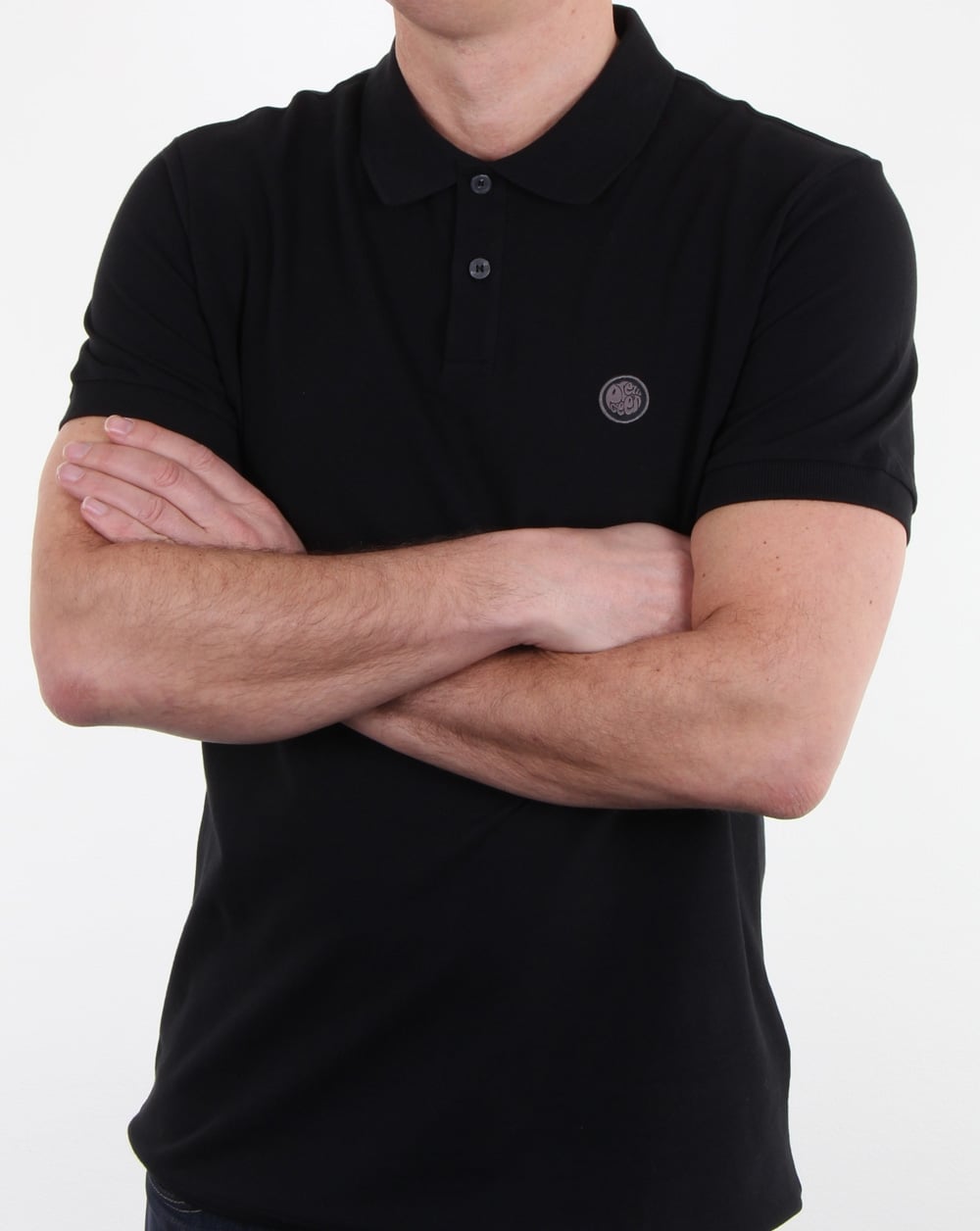 Pretty Green Hartford Poloshirt Schwarz