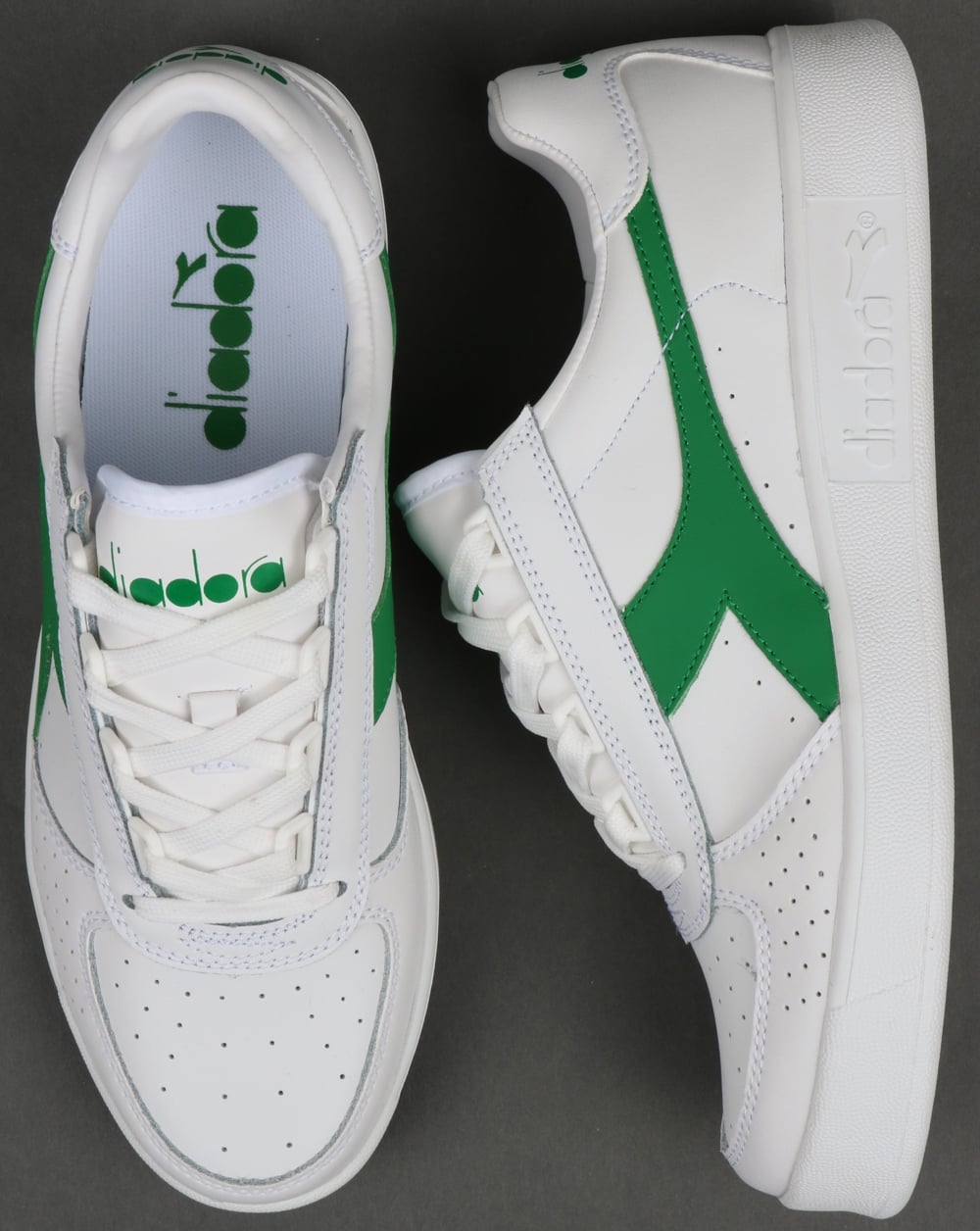 Diadora B. Elite Sneakers Weiß/Weiß/Grün