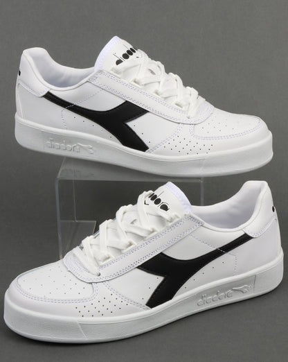 Diadora Borg Elite Sneaker Weiß/Weiß/Schwarz