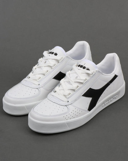Diadora Borg Elite Sneaker Weiß/Weiß/Schwarz