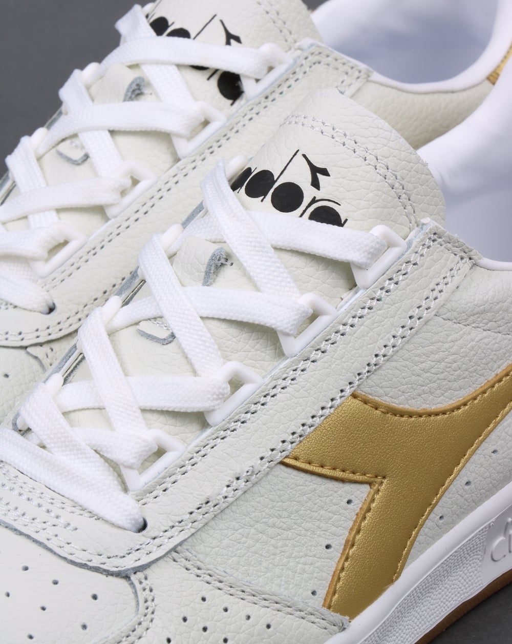 Diadora B. Elite L Sneaker Weiß/Gold