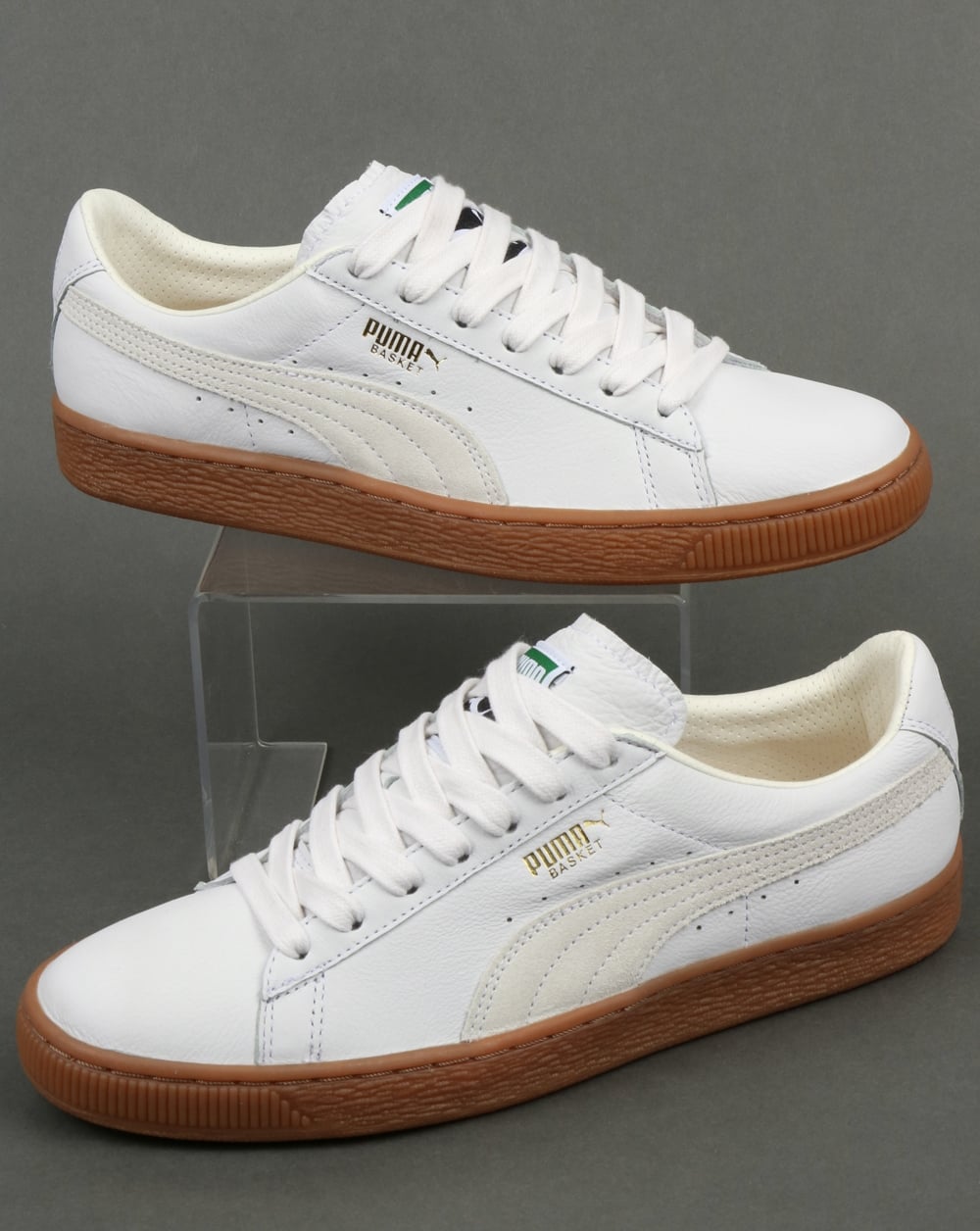 Puma Basket Classic Gum Deluxe Sneaker Weiß