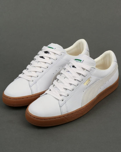 Puma Basket Classic Gum Deluxe Sneaker Weiß