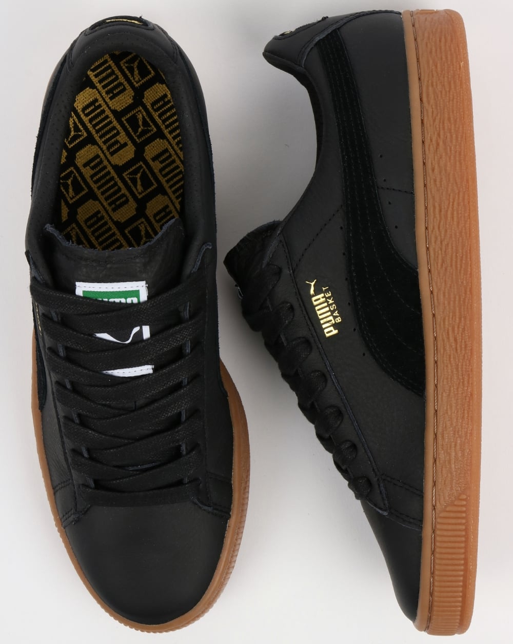 Puma Basket Classic Gum Deluxe Sneaker Schwarz