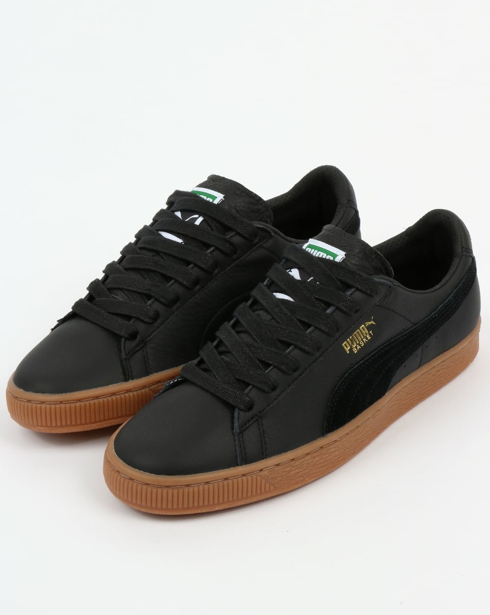 Puma Basket Classic Gum Deluxe Trainers Black