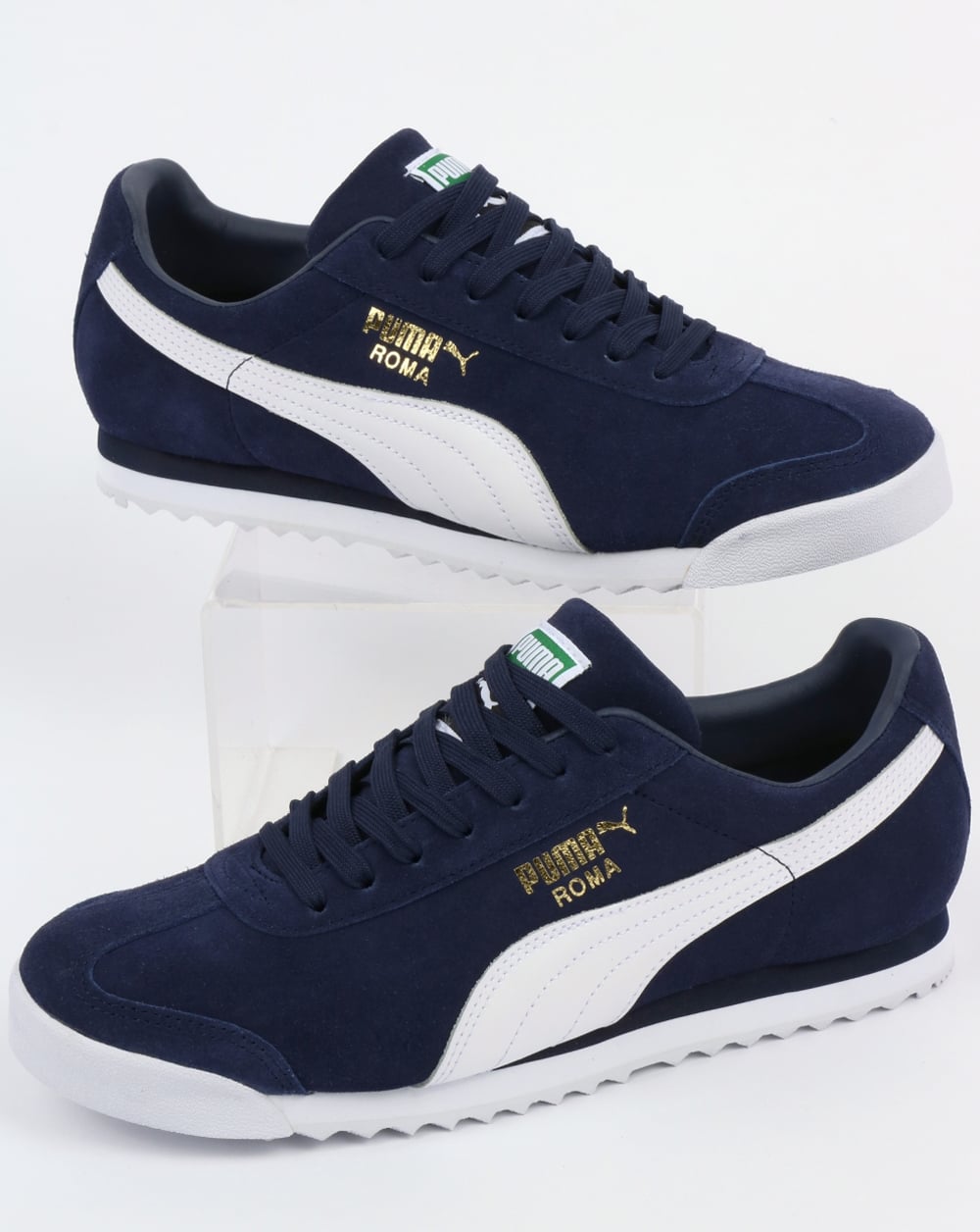 Puma Roma Suede Sneakers Peacoat/Weiß