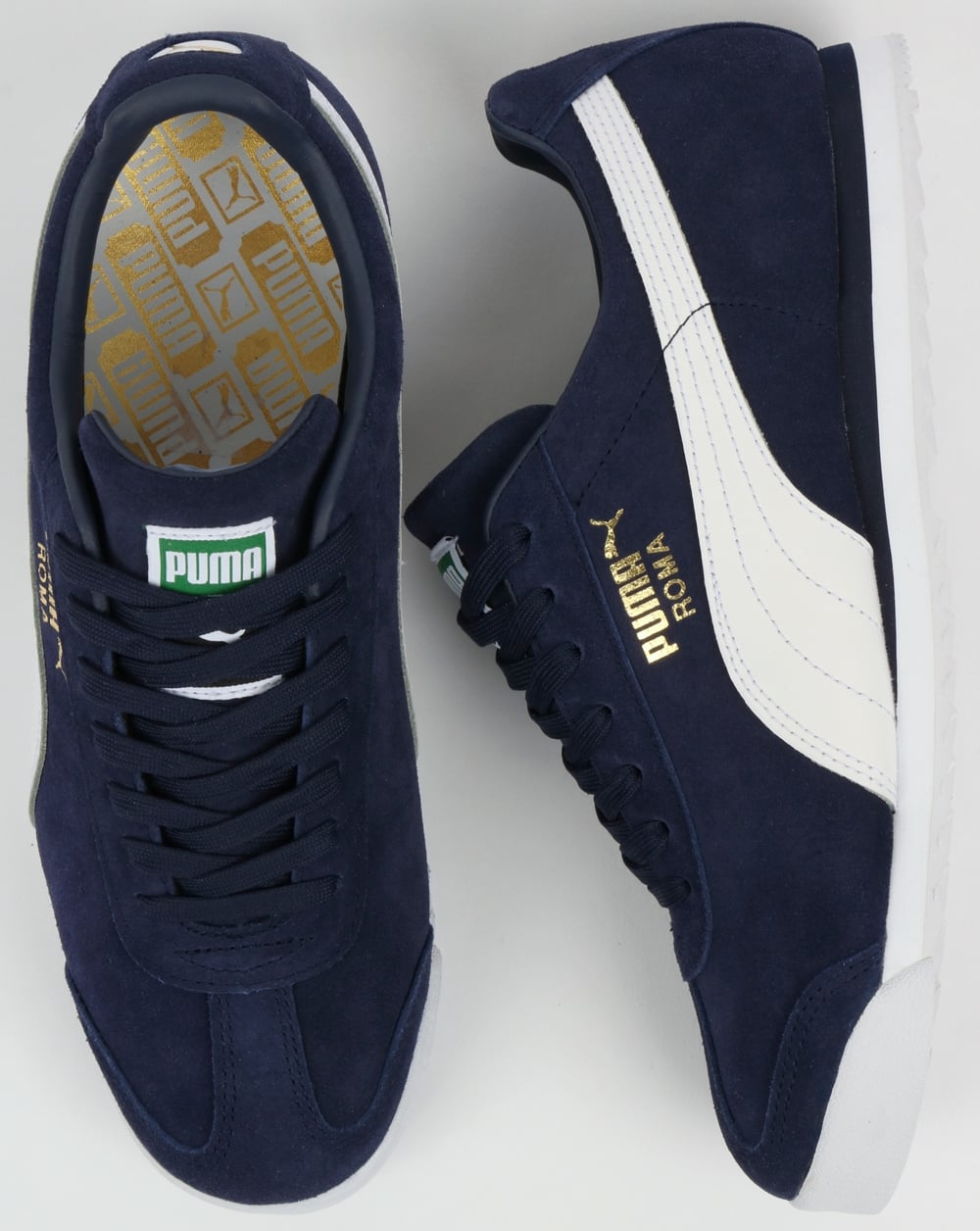 Puma Roma Suede Sneakers Peacoat/Weiß