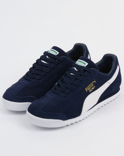 Puma Roma Suede Sneakers Peacoat/Weiß
