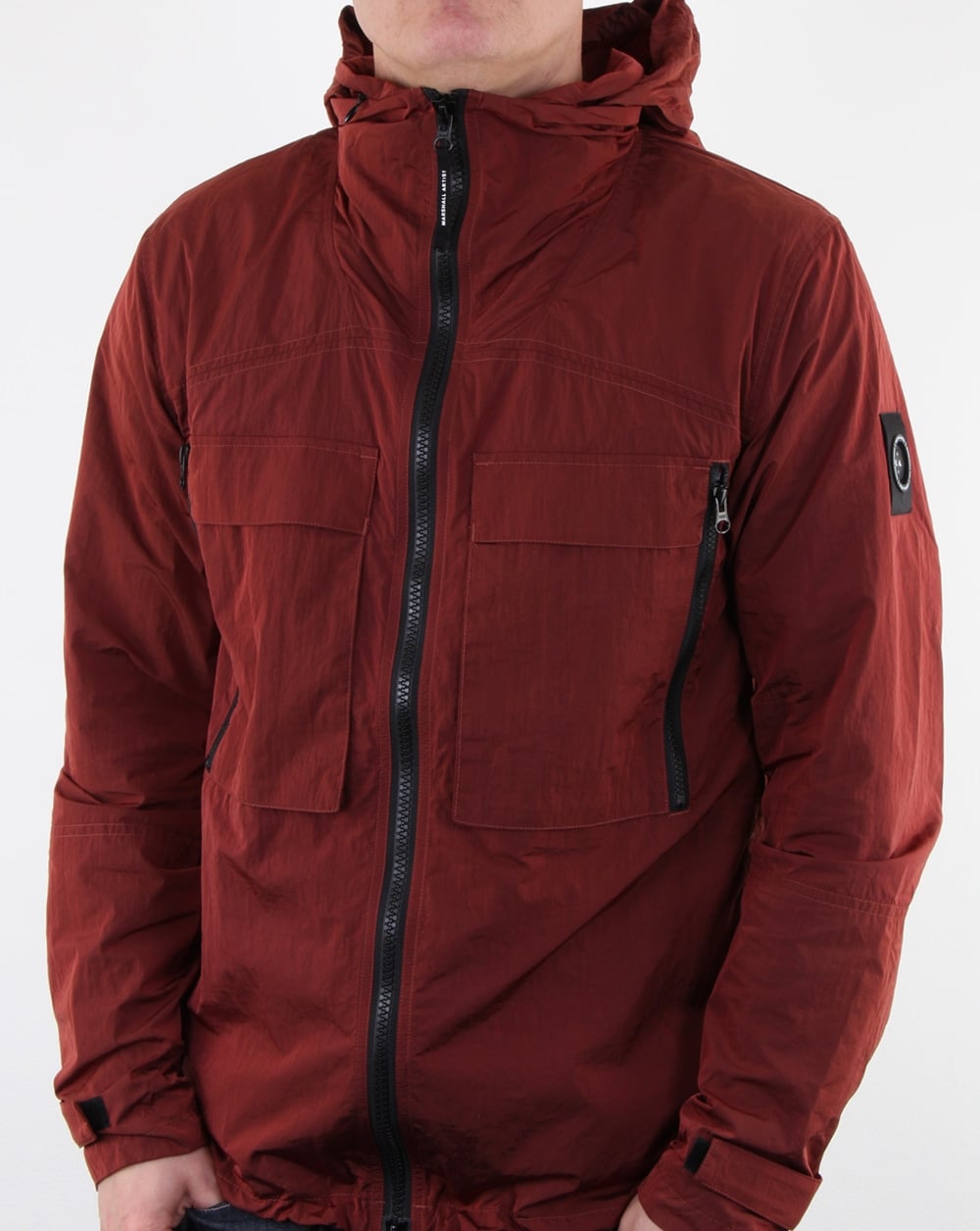 Marshall Artist Liquid Over Shirt Burnt Orange