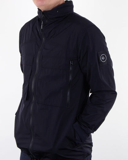 Marshall Artist Liquid Over Shirt Marineblau